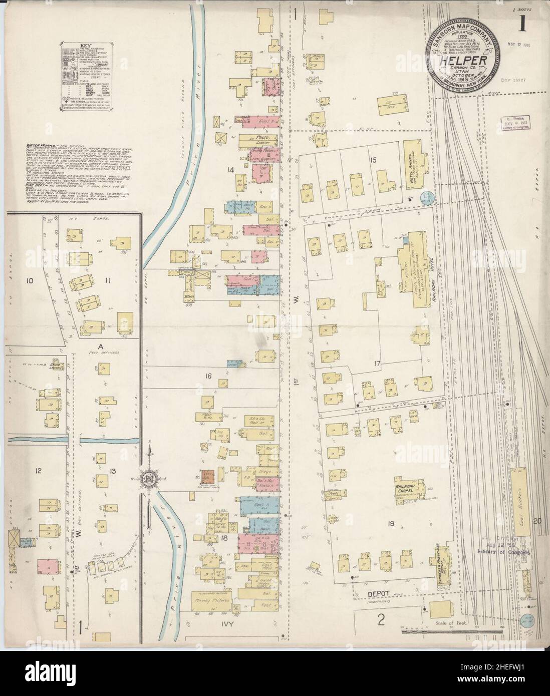 Map of helper utah hires stock photography and images Alamy