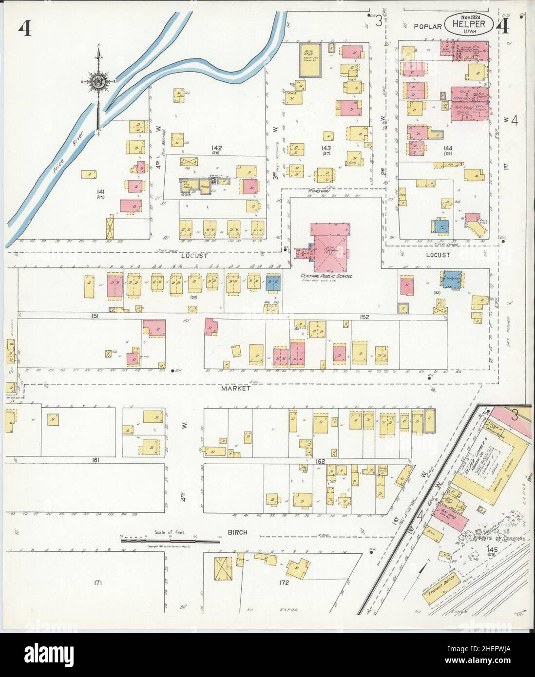 Helper utah map hires stock photography and images Alamy
