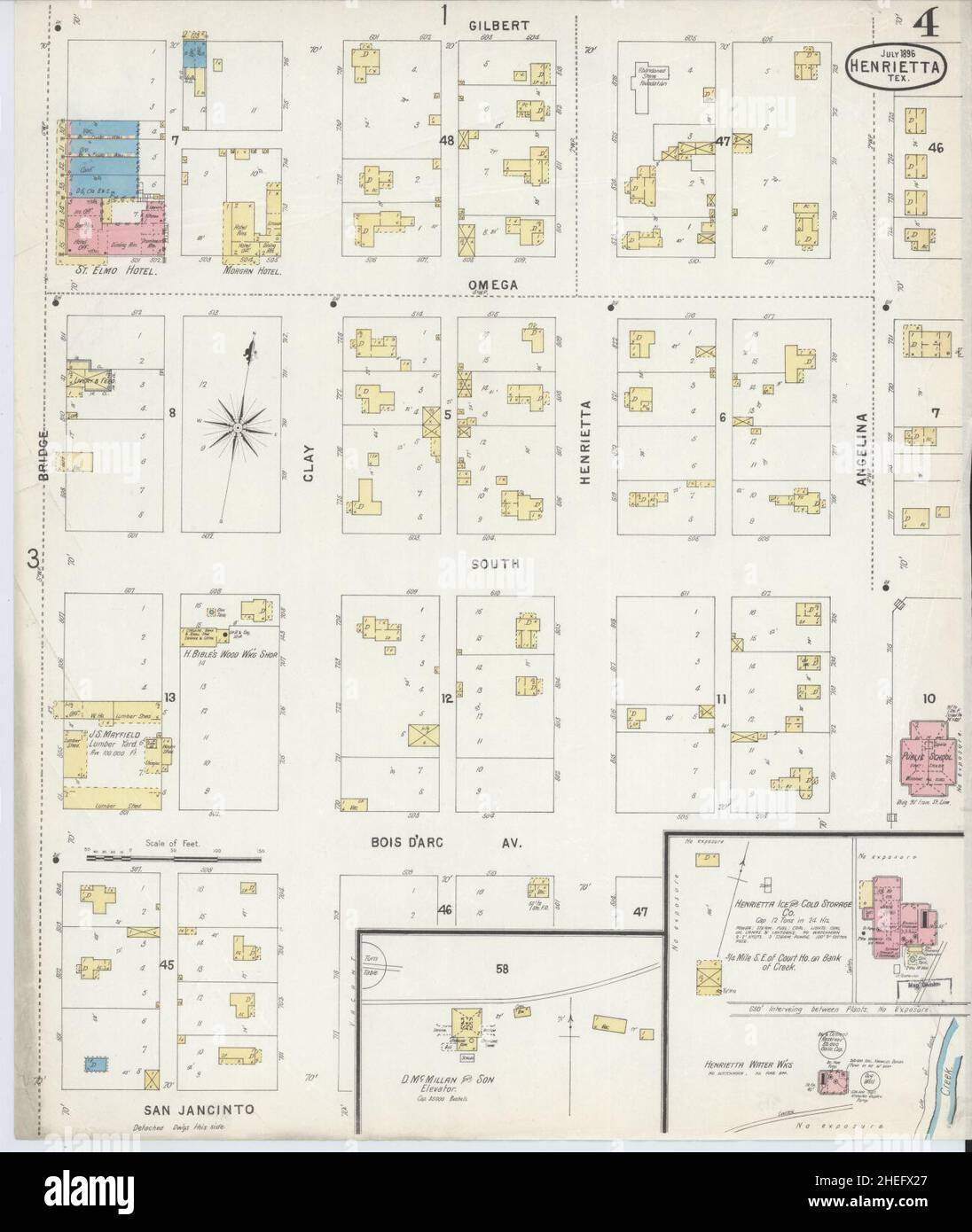 Henrietta texas map hires stock photography and images Alamy