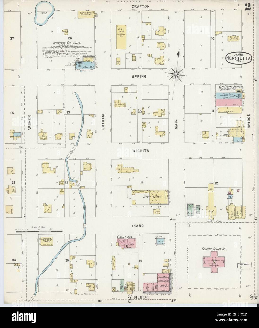 Henrietta texas map hires stock photography and images Alamy