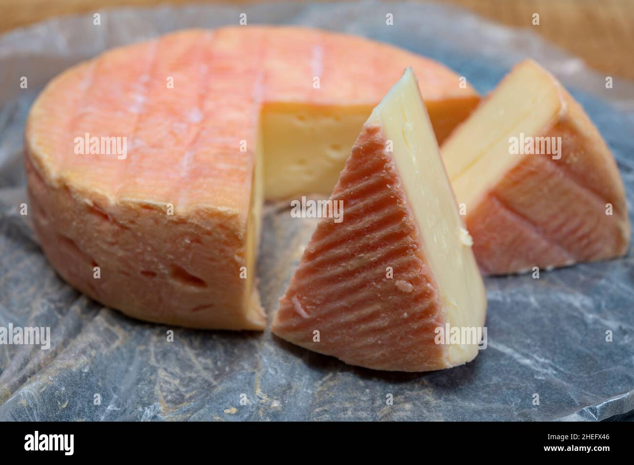 Munster gerome French cheese, strongsmelling soft cheese with subtle