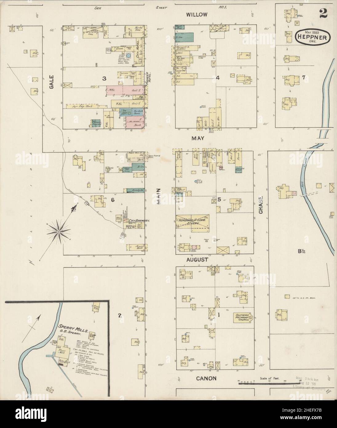 Heppner map hires stock photography and images Alamy