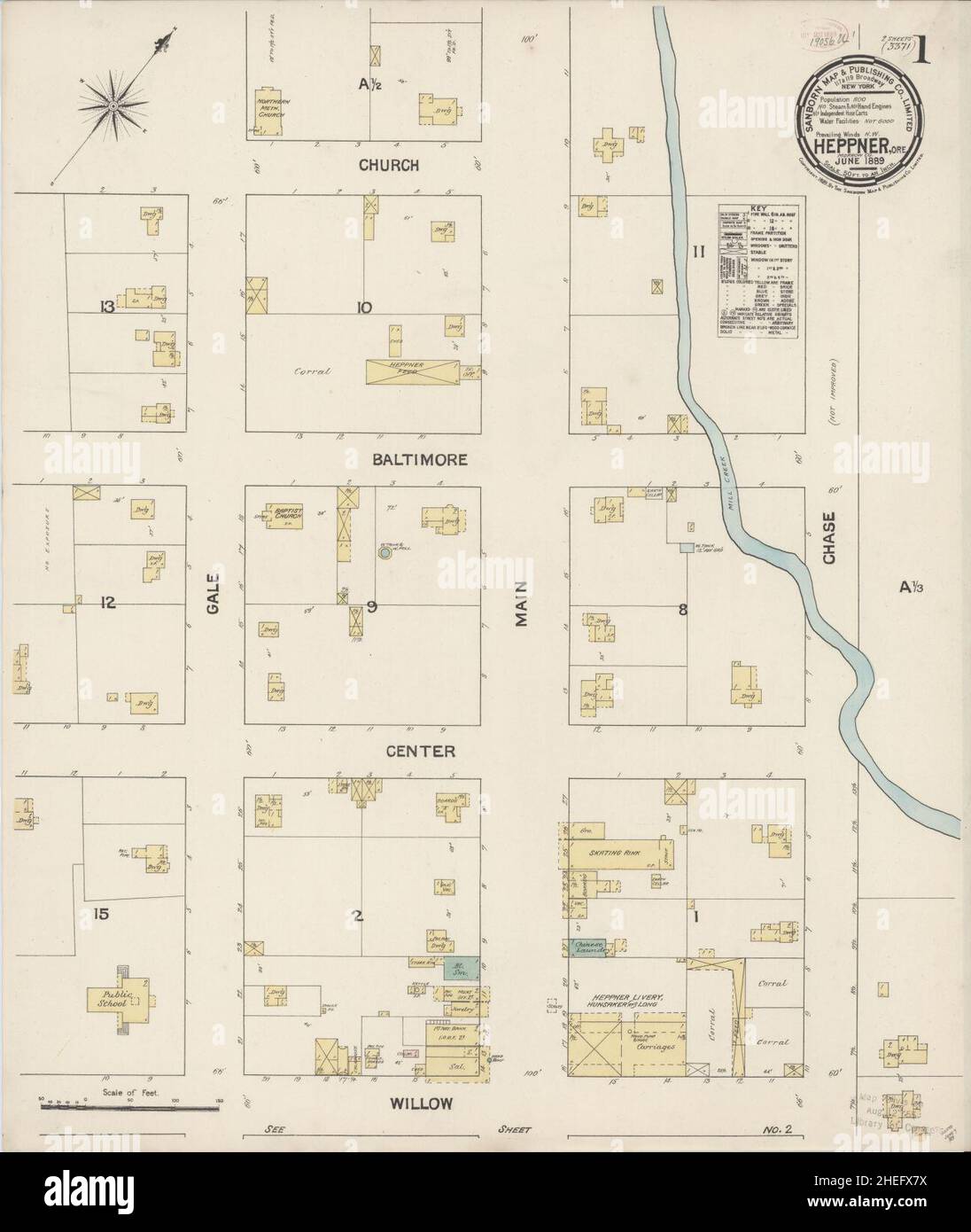 Map of heppner oregon hires stock photography and images Alamy