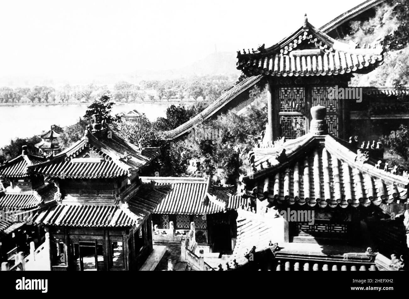 Summer Palace, Beijing, China, early 1900s Stock Photo