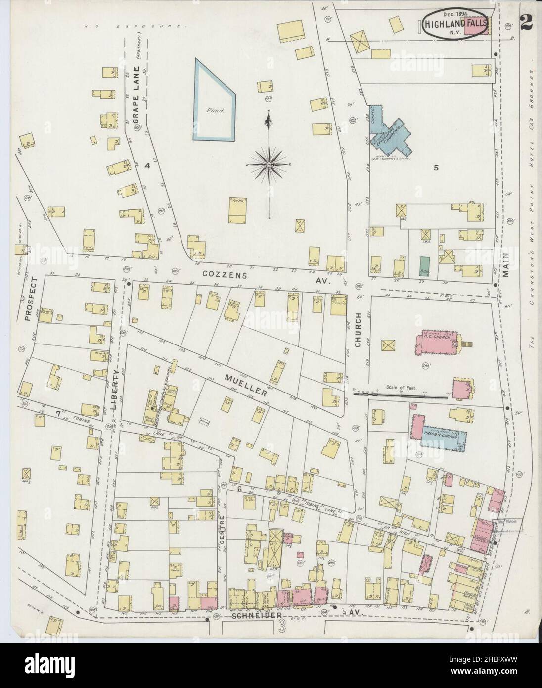 Map of highland new york hires stock photography and images Alamy