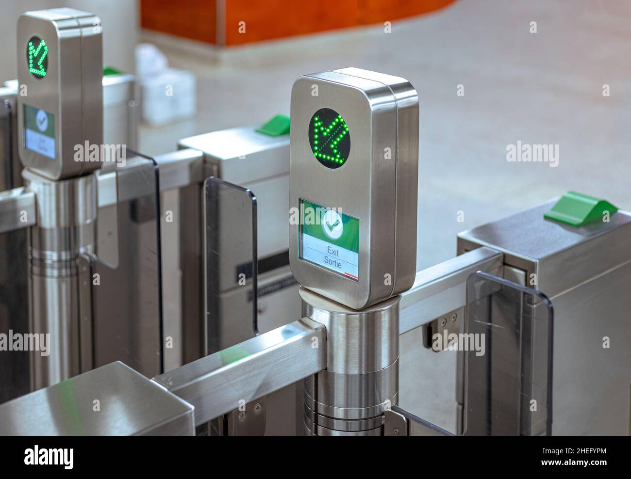 Metroaccess Machine Subway entrance access machines. A contactless smart card is used to ...