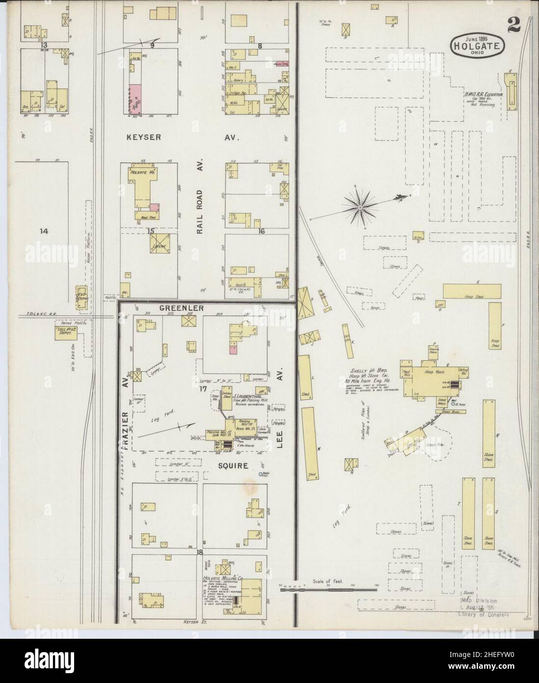 Holgate ohio map hires stock photography and images Alamy