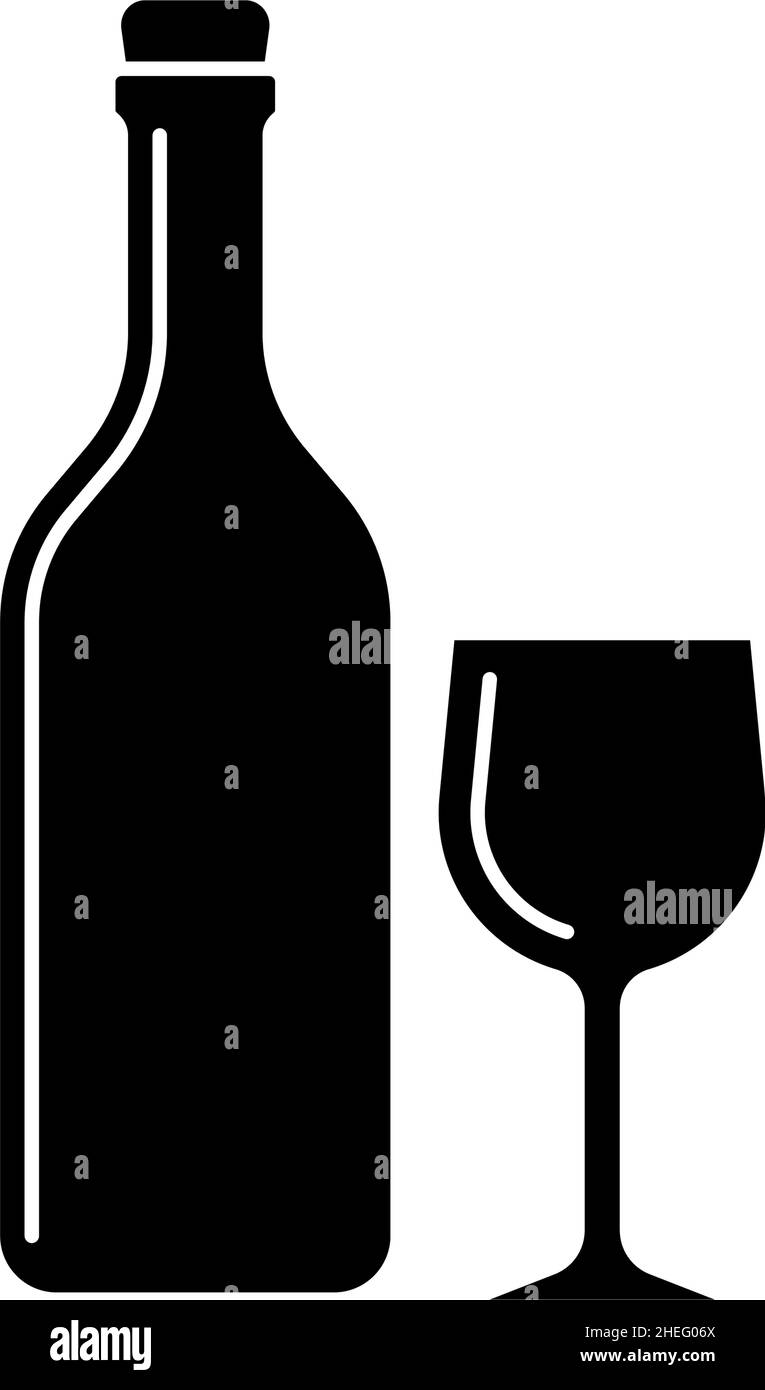 Wine icon design template vector isolated Stock Vector