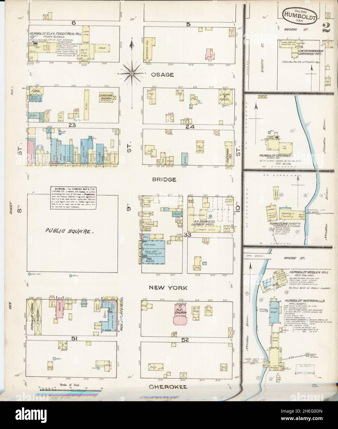 Humboldt kansas map hires stock photography and images Alamy