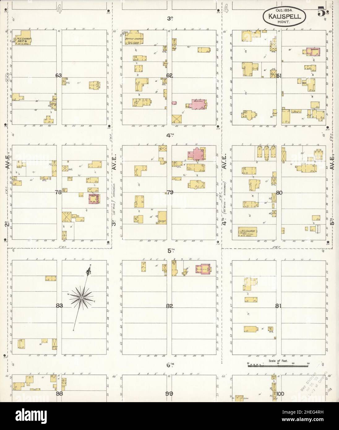 Kalispell montana map hires stock photography and images Alamy