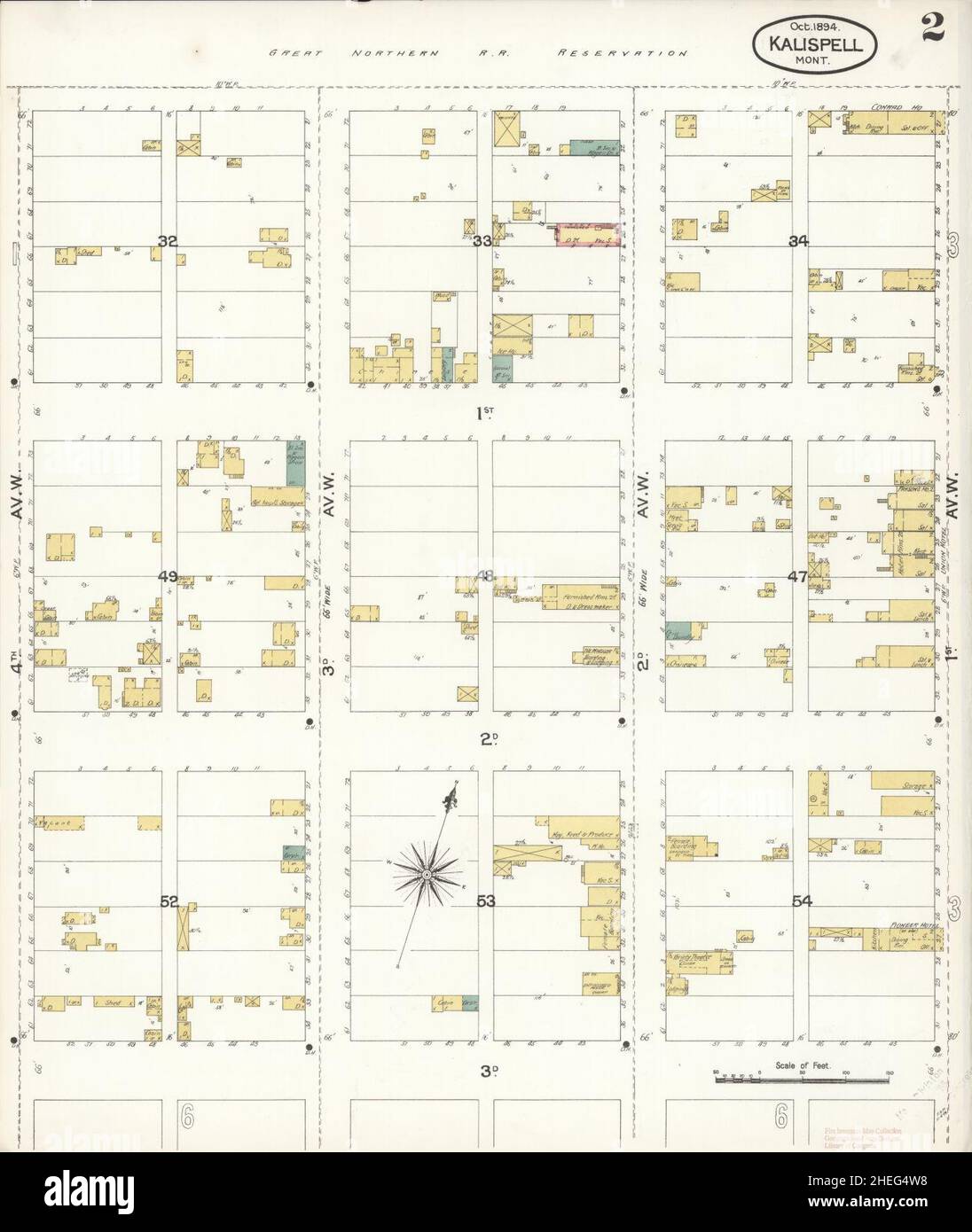 Kalispell montana map hires stock photography and images Alamy