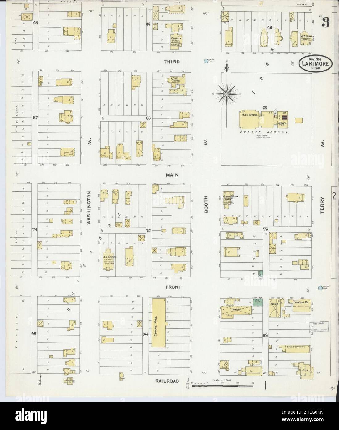 Map of larimore hires stock photography and images Alamy