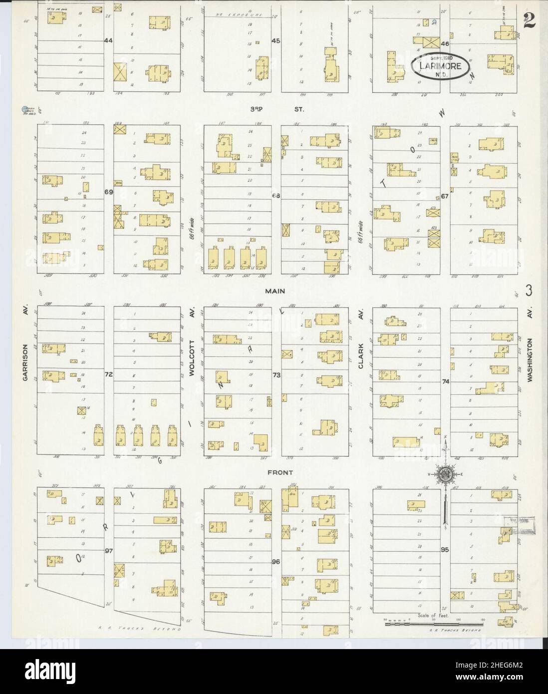 Map of larimore hires stock photography and images Alamy