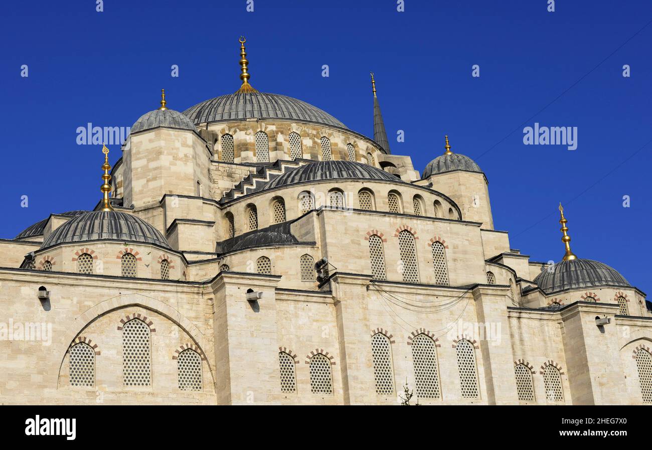 View of the Blue Mosque in Istanbul, Turkey Stock Photo - Alamy