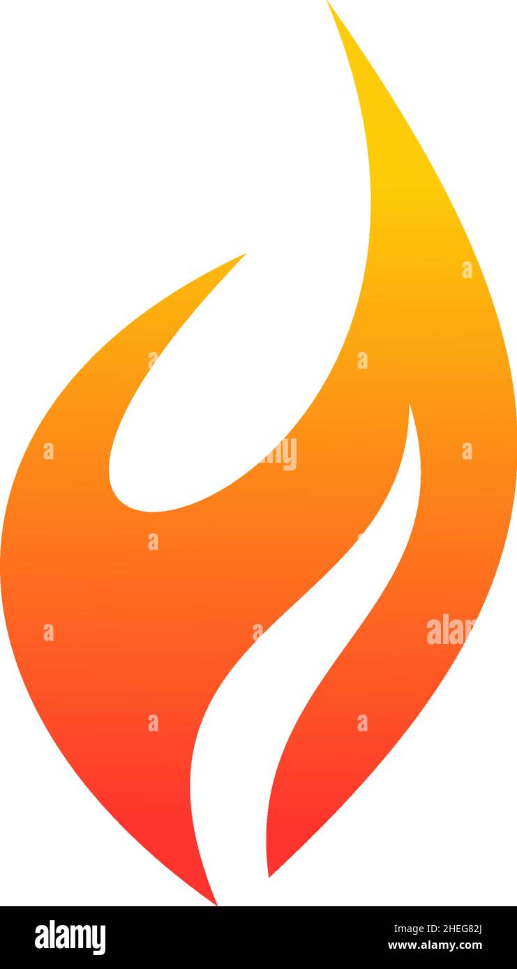 Fire icon symbol vector logo design Stock Vector Image & Art - Alamy