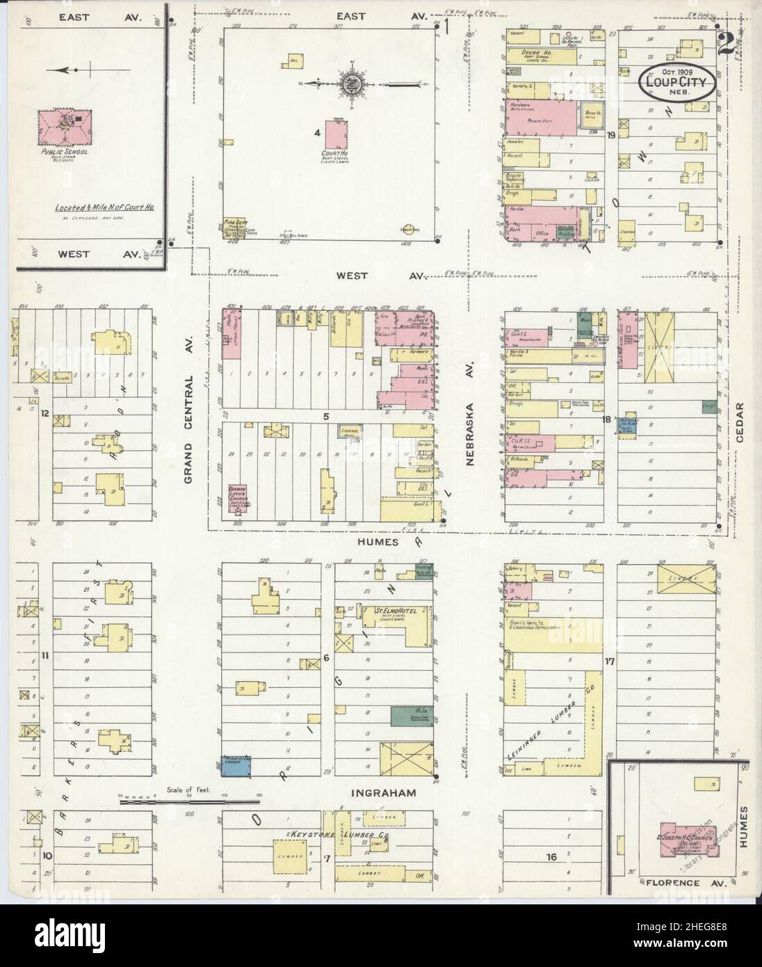 Sanborn Fire Insurance Map from Loup City, Sherman County, Nebraska