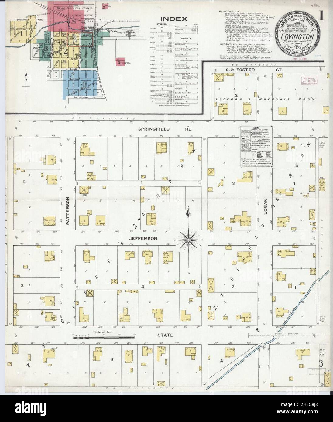 Map of lovington hires stock photography and images Alamy