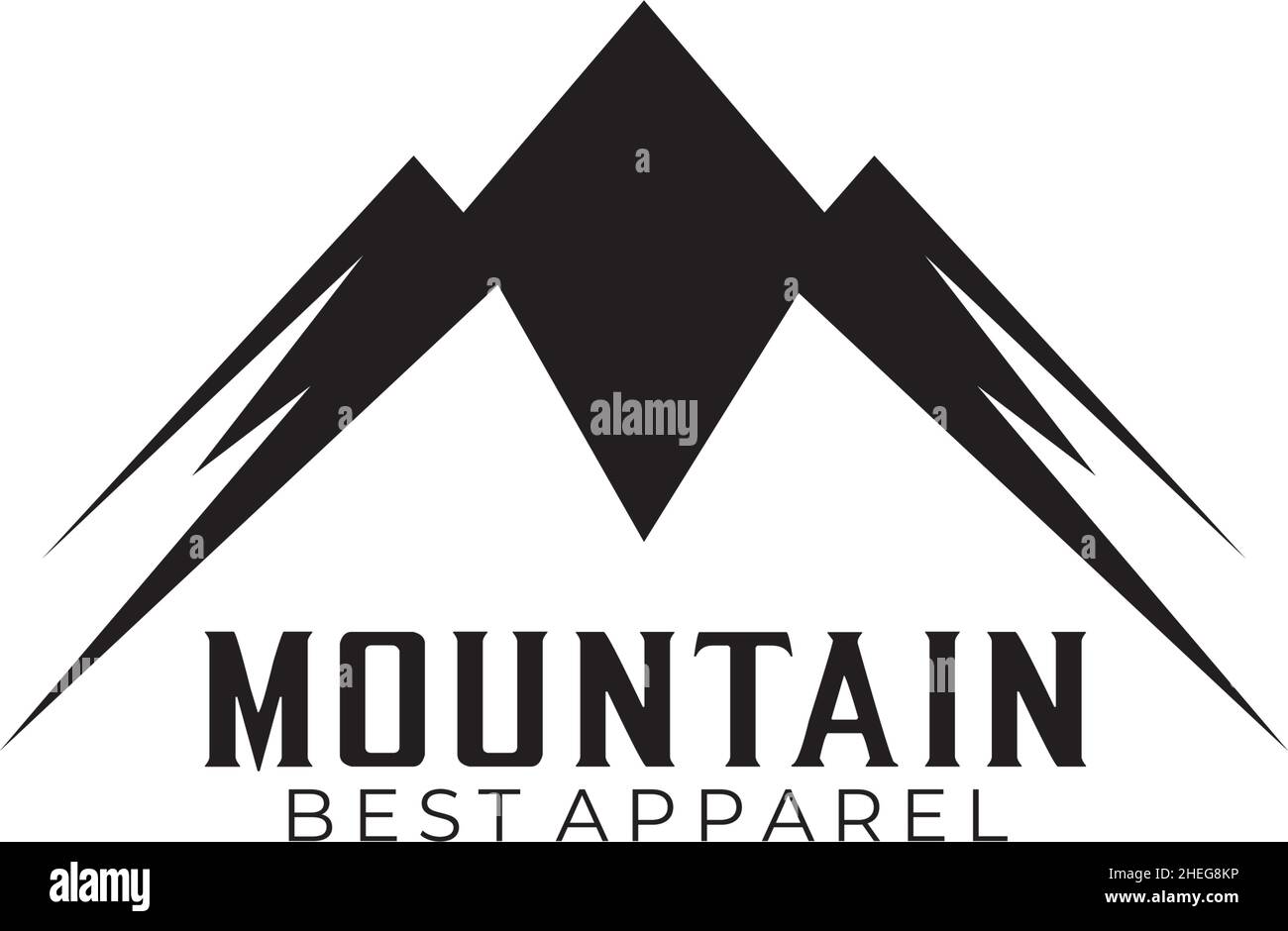 Mountain logo design incorporated with M letter vector Stock Vector ...