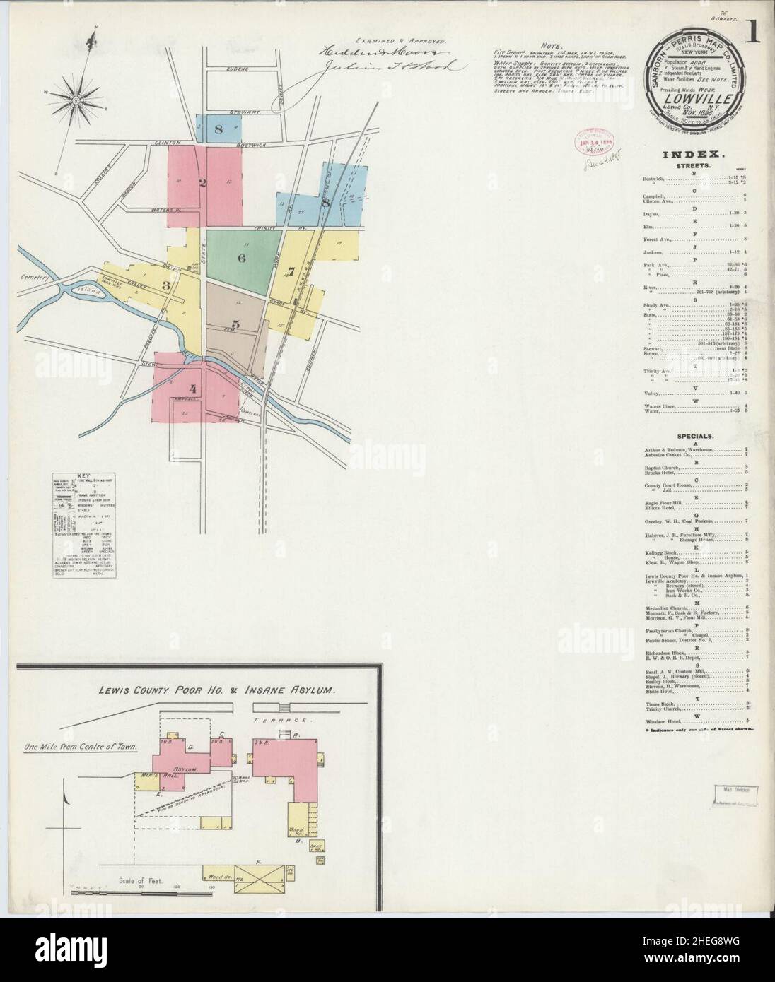 Map of lowville hires stock photography and images Alamy