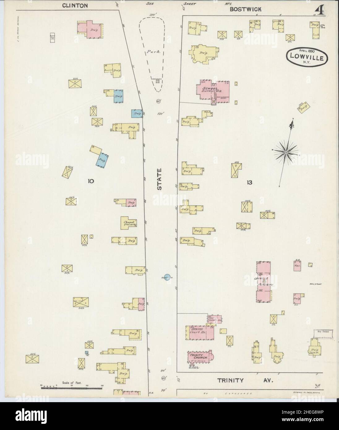 Lowville map hires stock photography and images Alamy