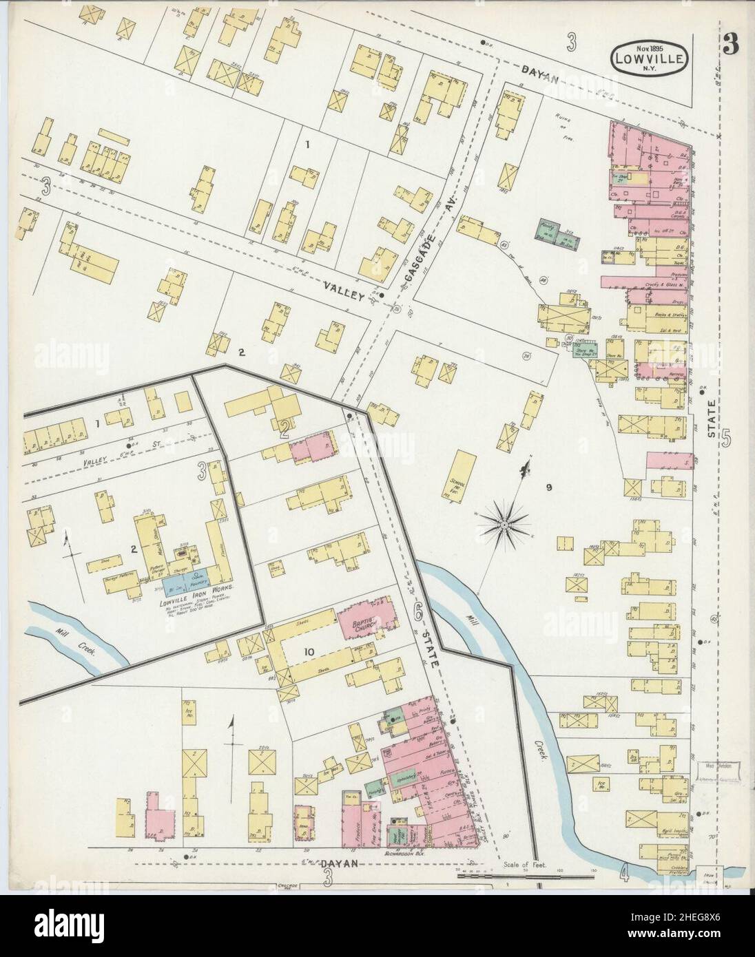 Lowville map hi-res stock photography and images - Alamy