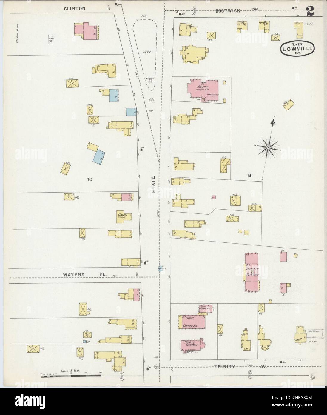 Map of lowville hires stock photography and images Alamy