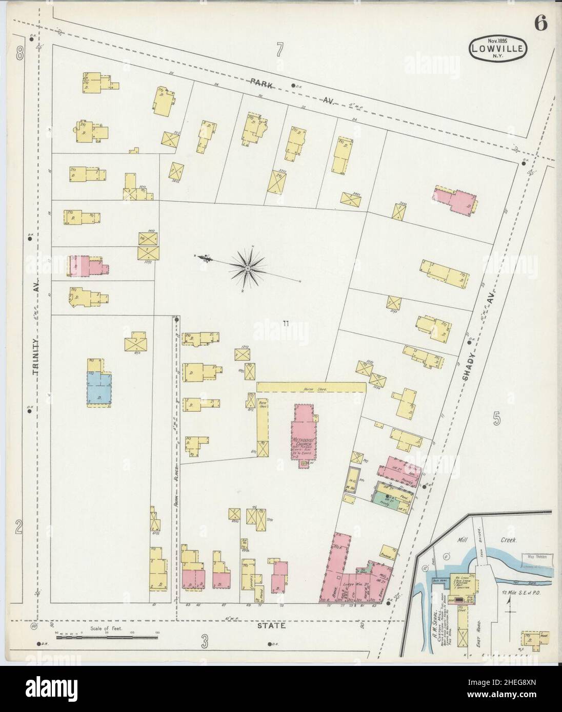 Lowville map hires stock photography and images Alamy