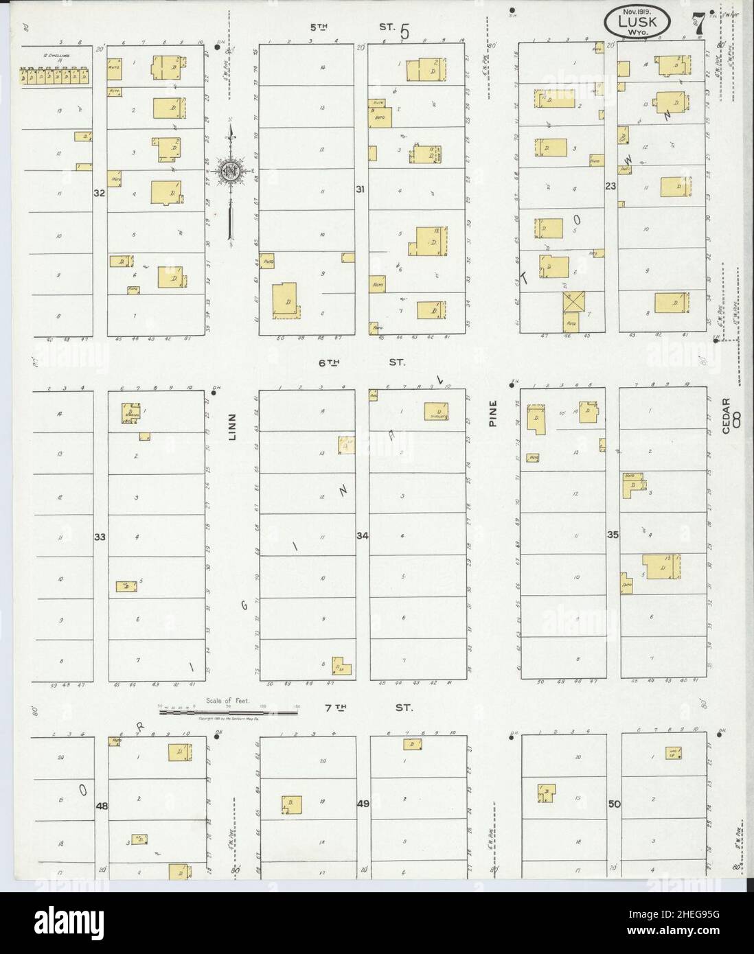 Lusk wyoming map hires stock photography and images Alamy