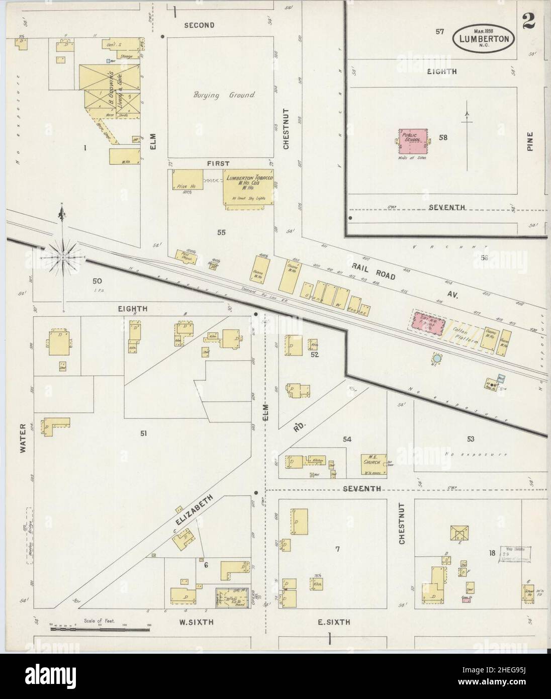 Map of lumberton hires stock photography and images Alamy