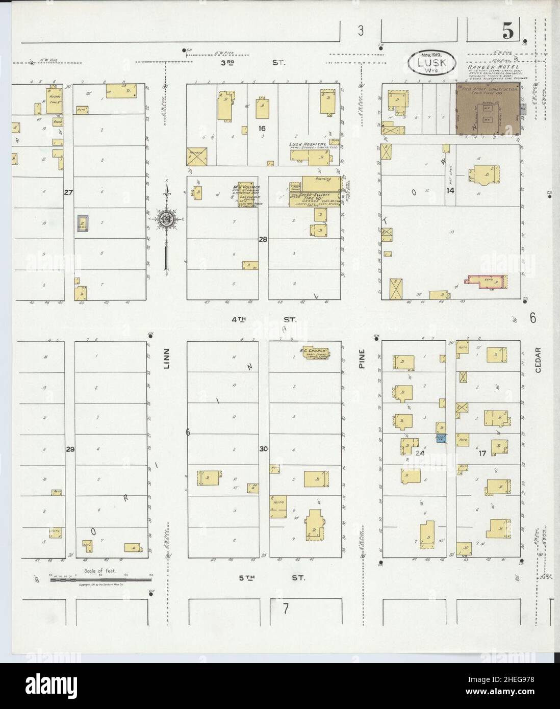 Map of lusk wyoming hires stock photography and images Alamy