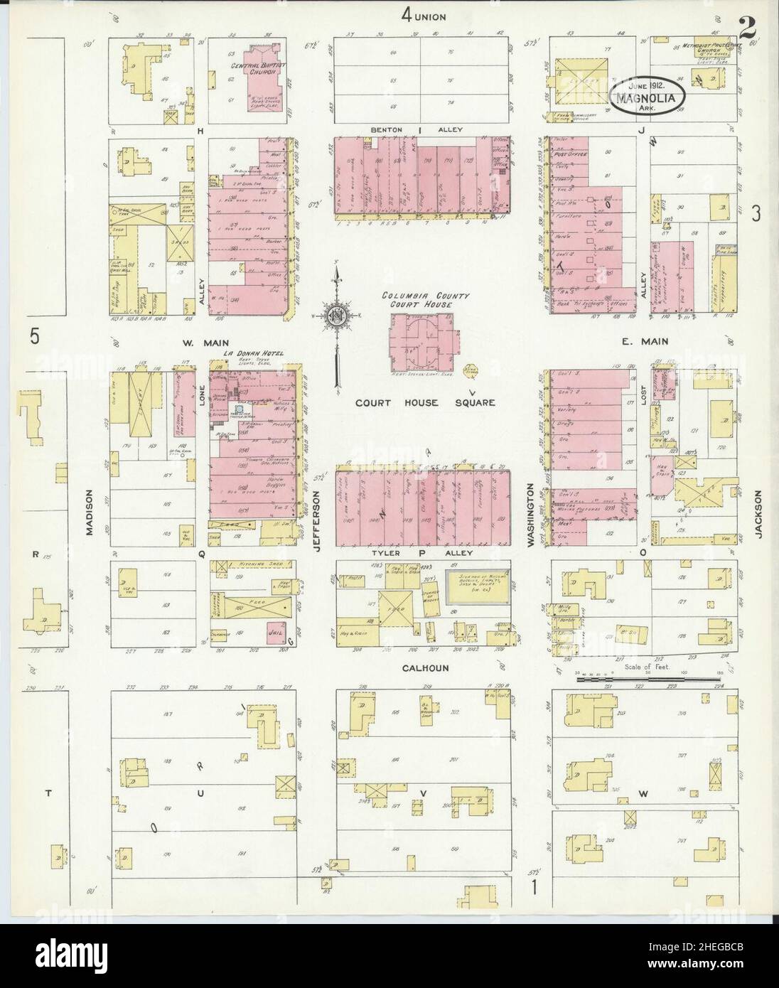 Magnolia arkansas map hires stock photography and images Alamy