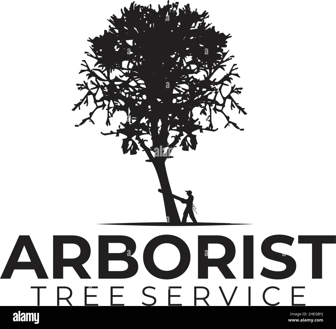Arborist silhouette Cut Out Stock Images & Pictures - Alamy
