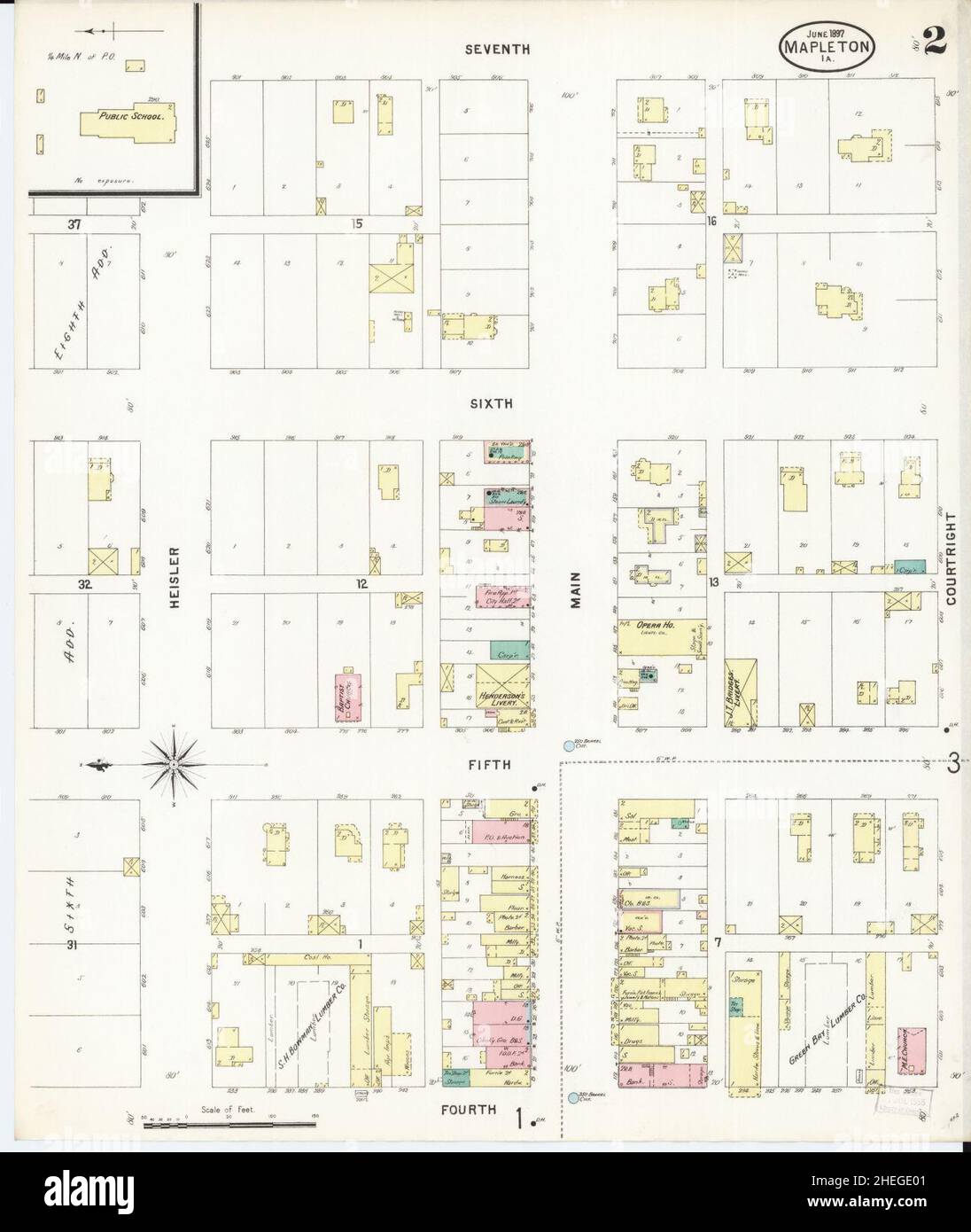 Map of monona hires stock photography and images Alamy