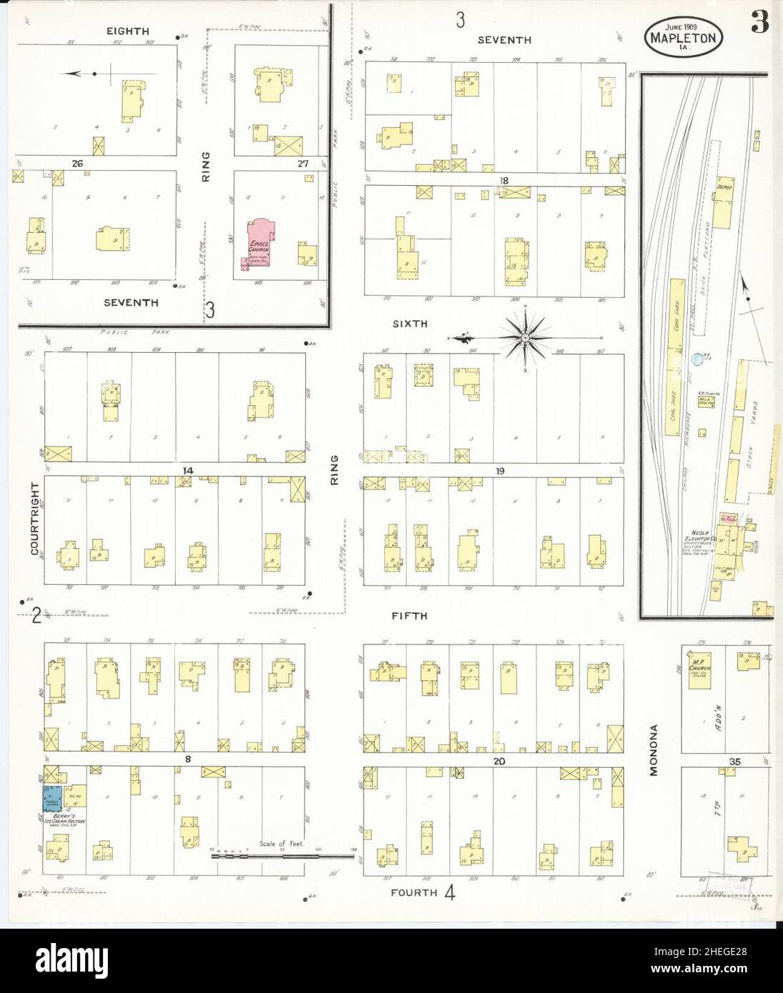 Map of monona hires stock photography and images Alamy