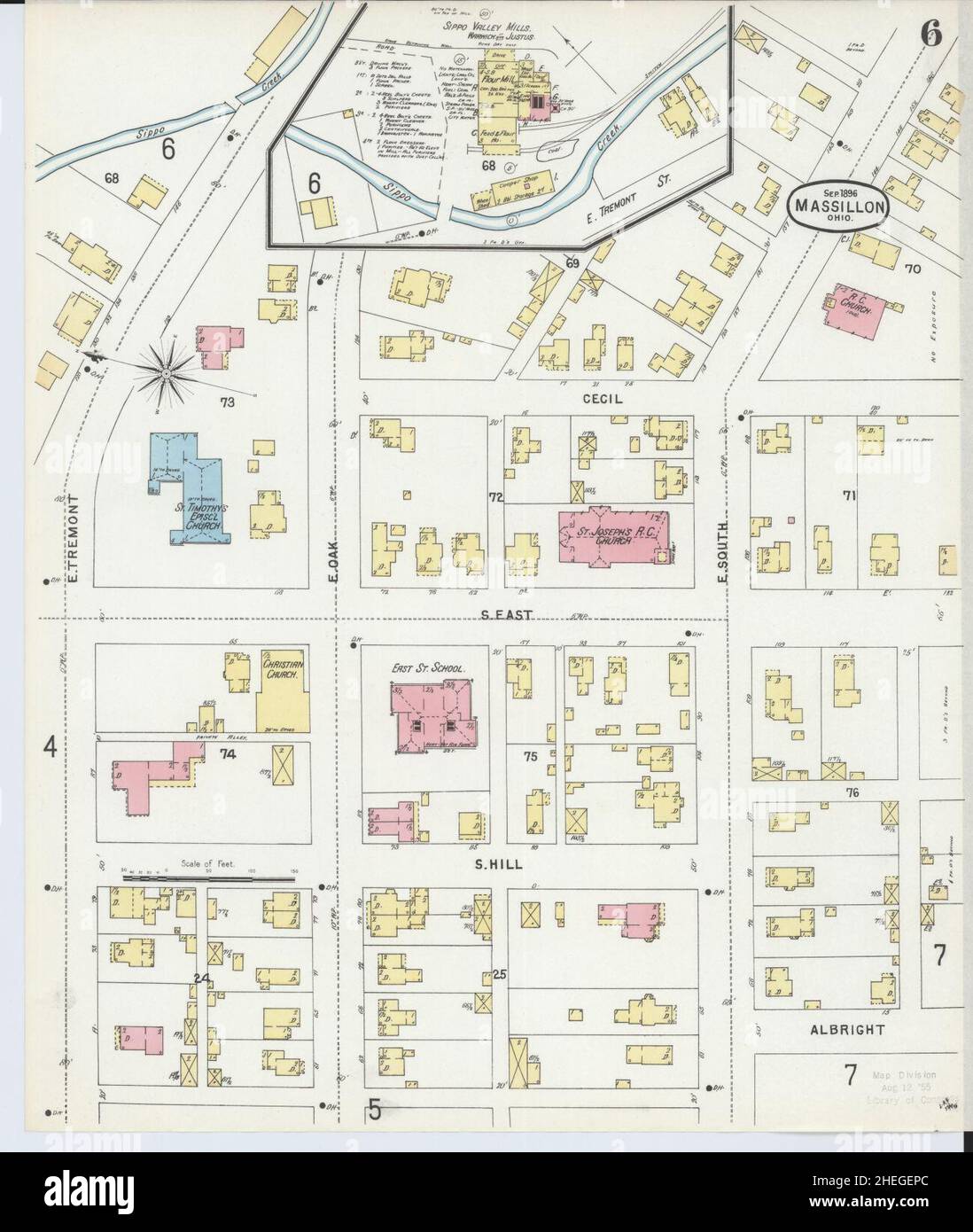 Map of massillon hires stock photography and images Alamy
