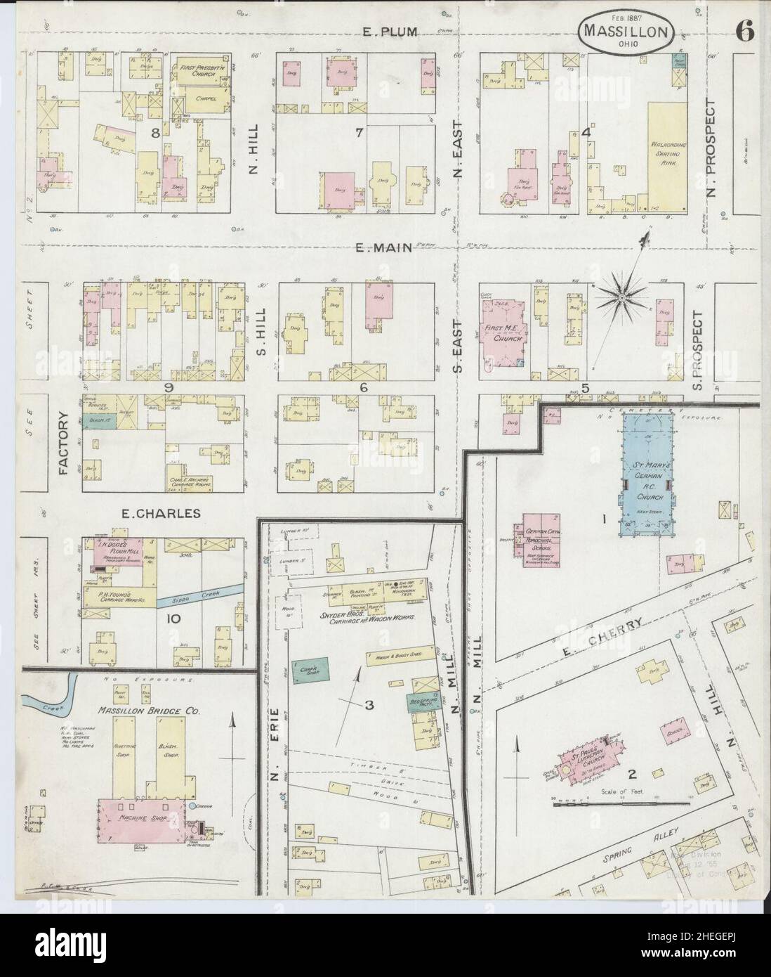 Massillon ohio map hires stock photography and images Alamy