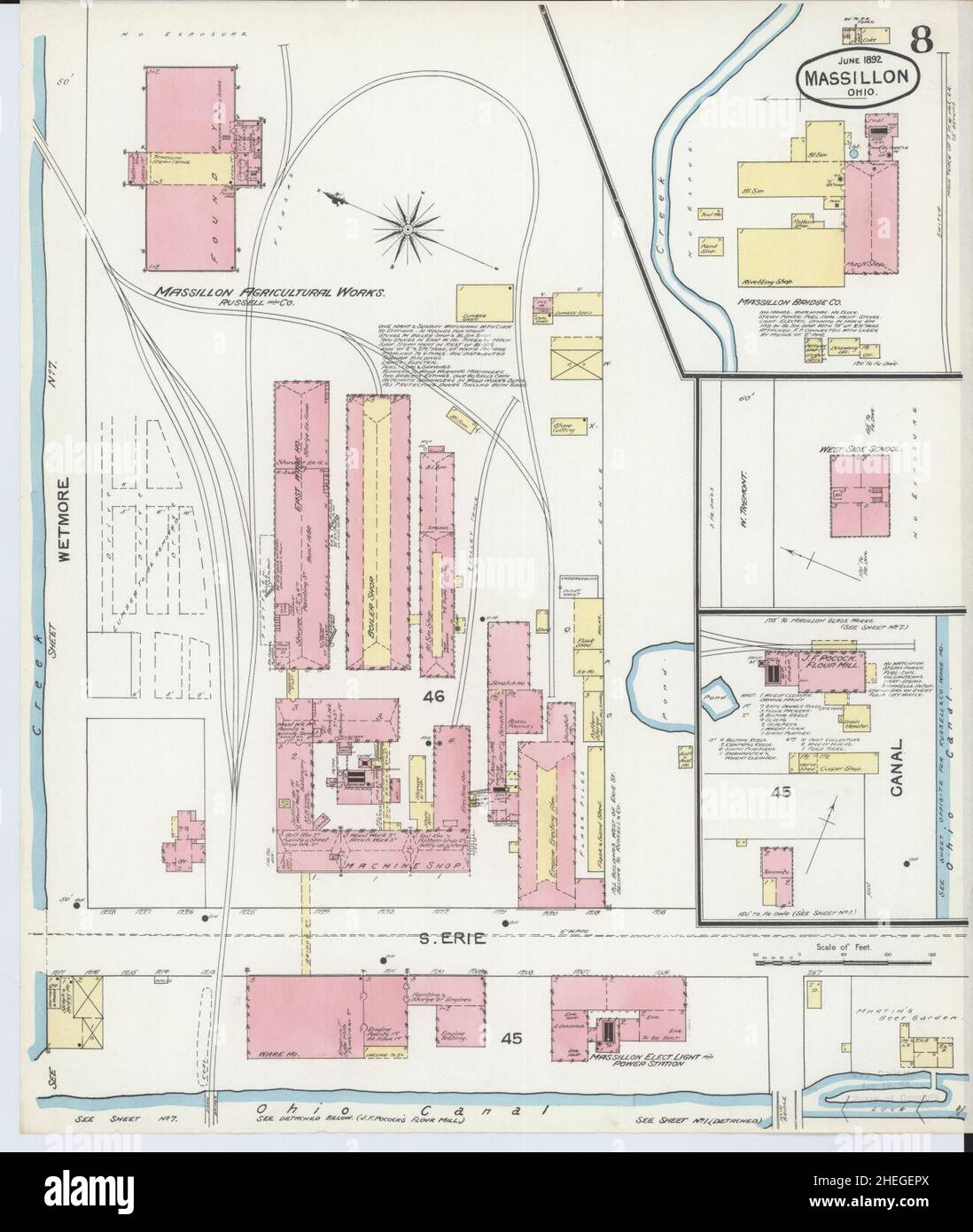 Massillon ohio map hires stock photography and images Alamy