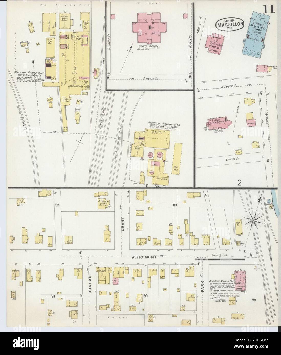 Massillon ohio map hires stock photography and images Alamy