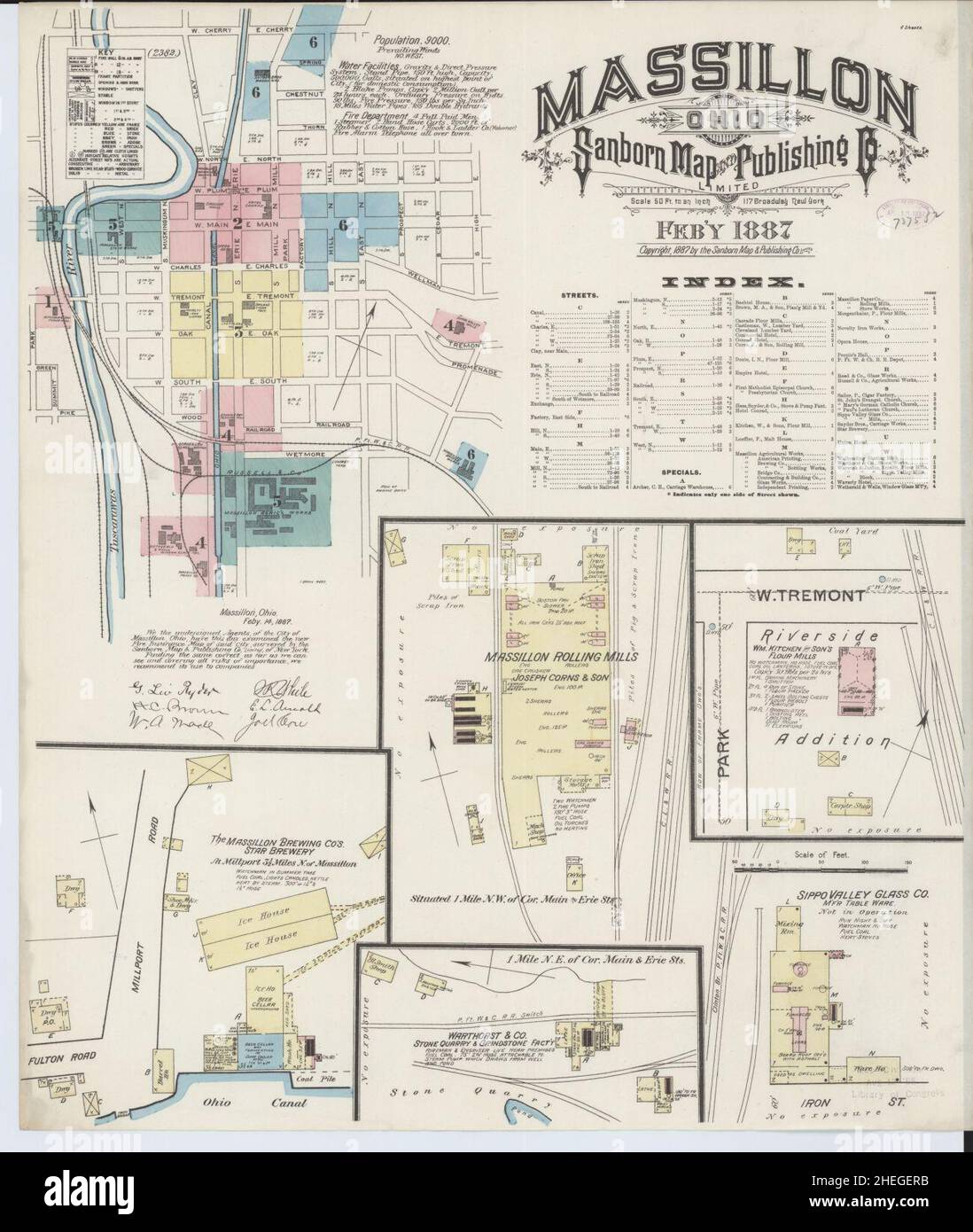 Massillon ohio map hires stock photography and images Alamy
