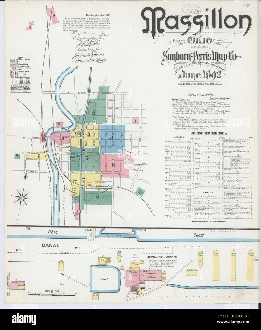 Massillon ohio map hires stock photography and images Alamy