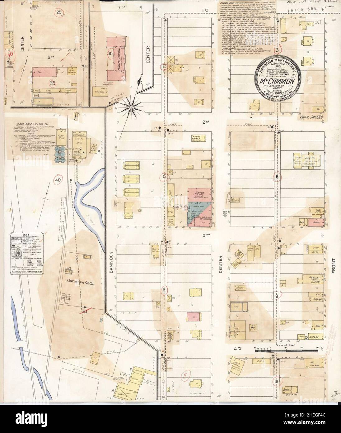 Map of mccammon hires stock photography and images Alamy