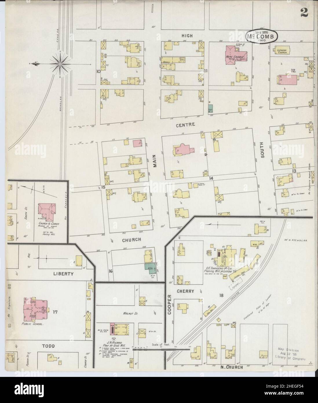 ohio map hires stock photography and images Alamy