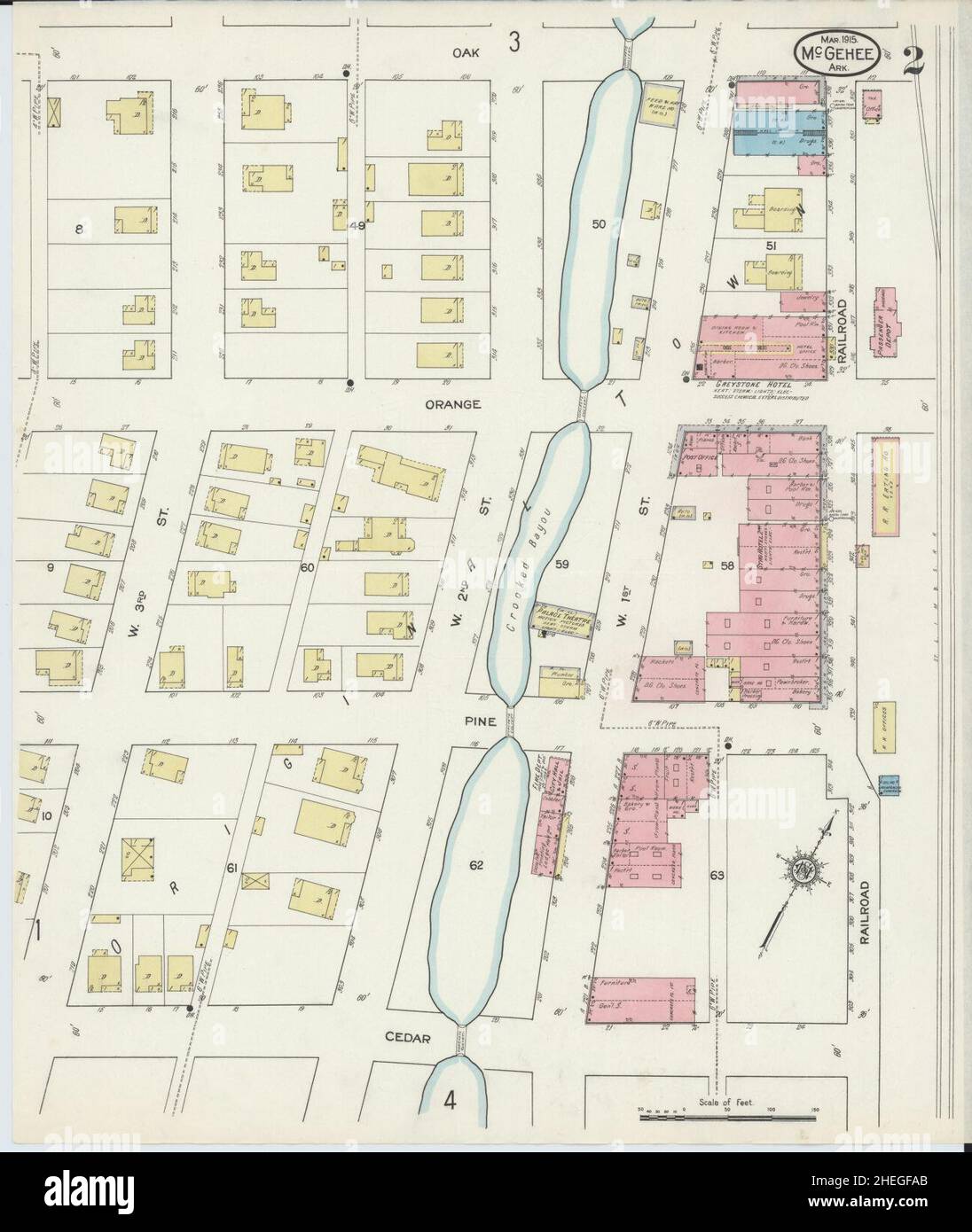 Mcgehee arkansas map hires stock photography and images Alamy