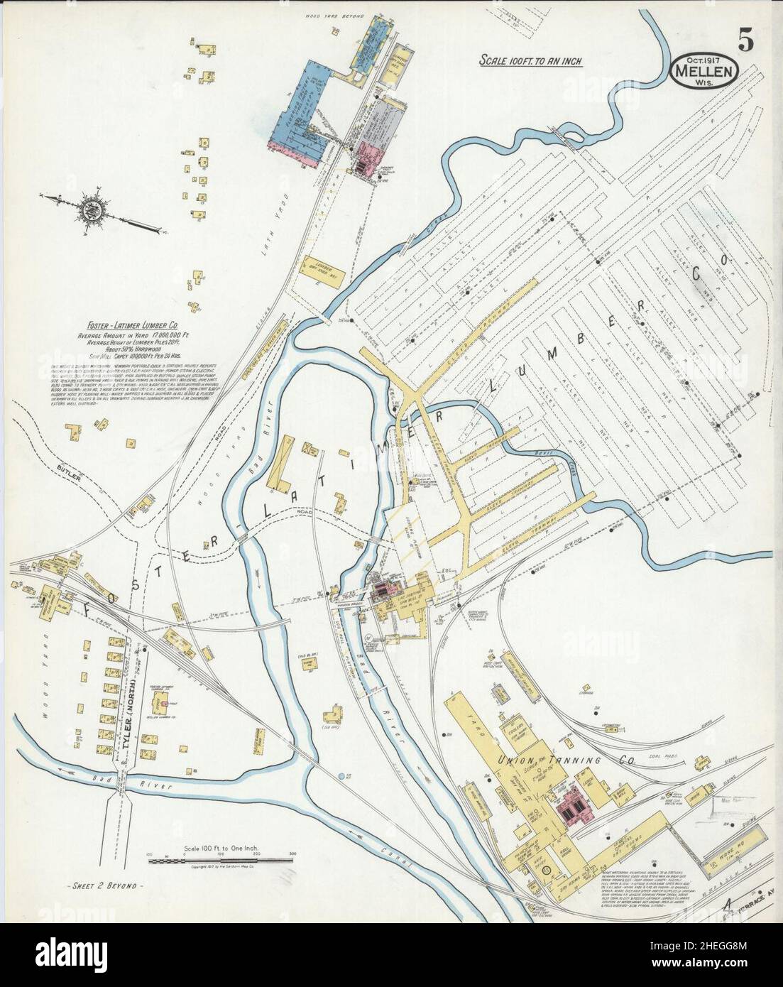 Map of mellen hires stock photography and images Alamy