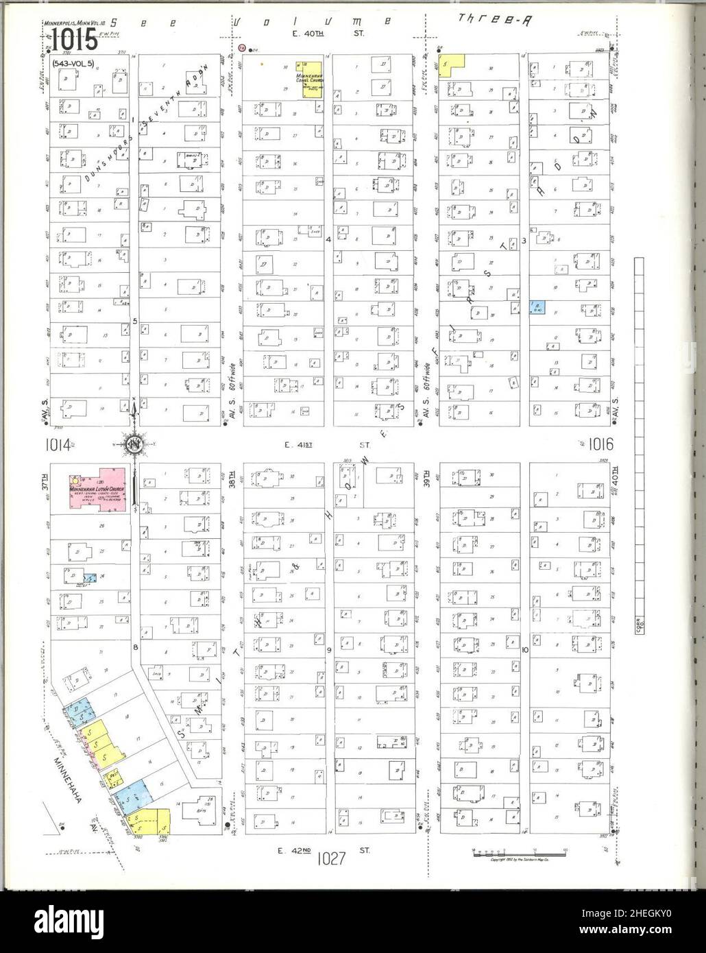 Sanborn Fire Insurance Map from Minneapolis, Hennepin County, Minnesota ...