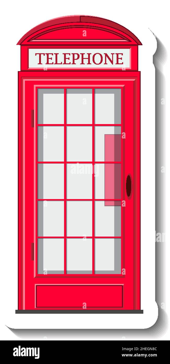 Telephone booth, hand drawn illustrations, sketch style. Vector 23214685  Vector Art at Vecteezy