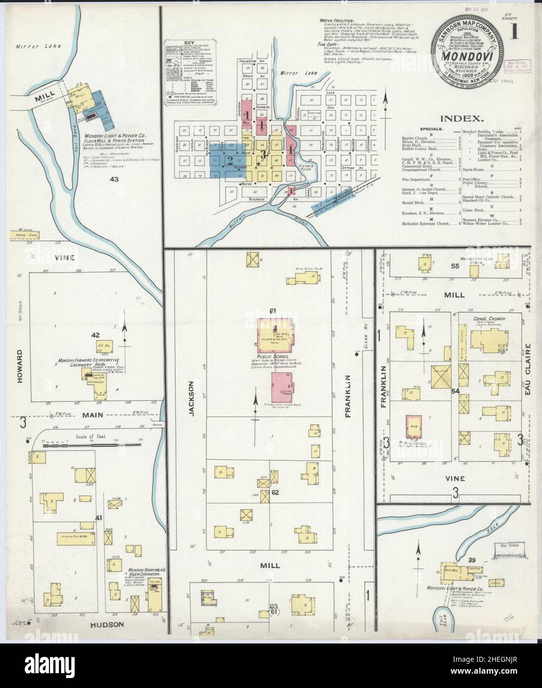 Mondovi wisconsin map hires stock photography and images Alamy