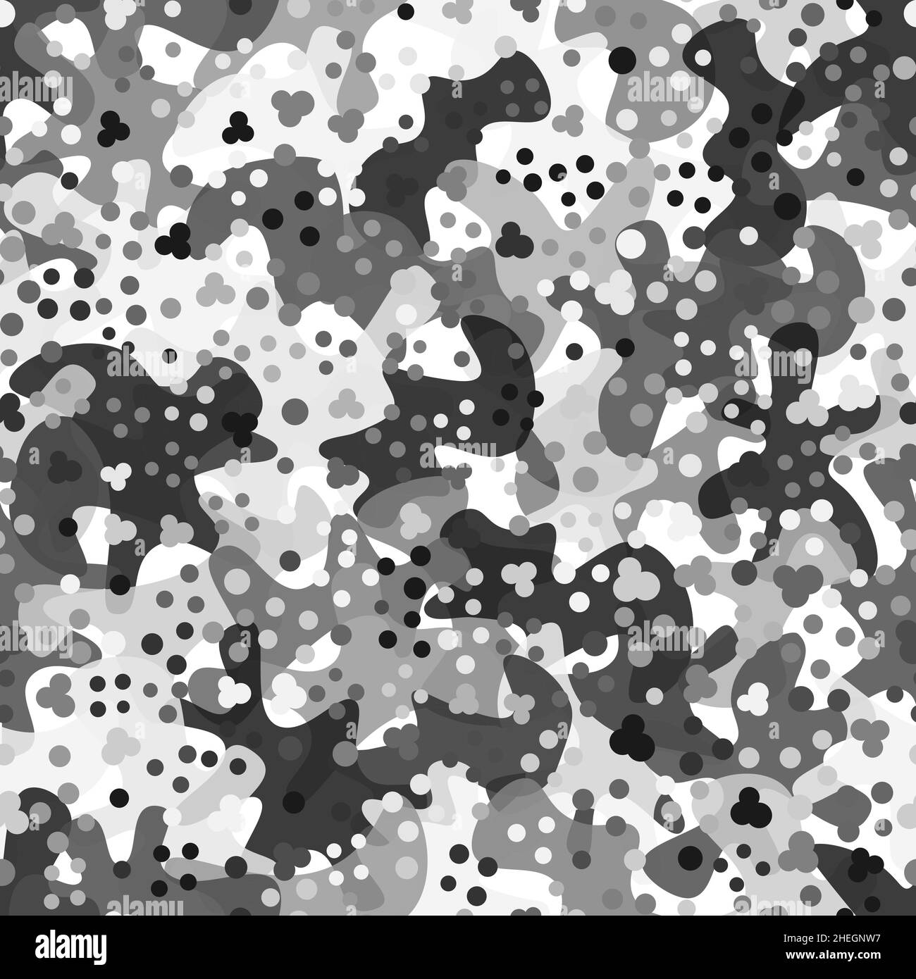 Camouflage seamless pattern background. Classic clothing masking camo ...