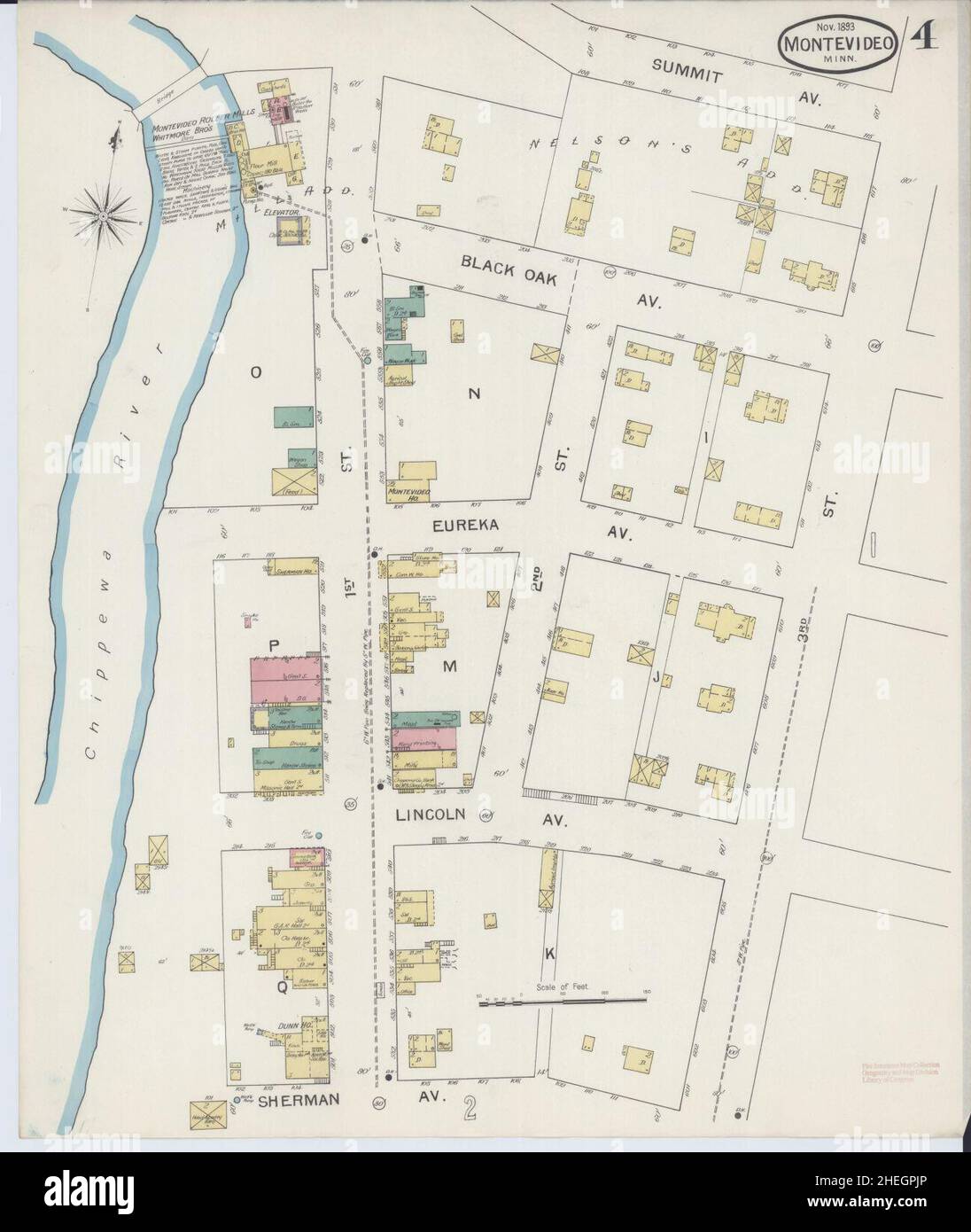Montevideo minnesota map hires stock photography and images Alamy