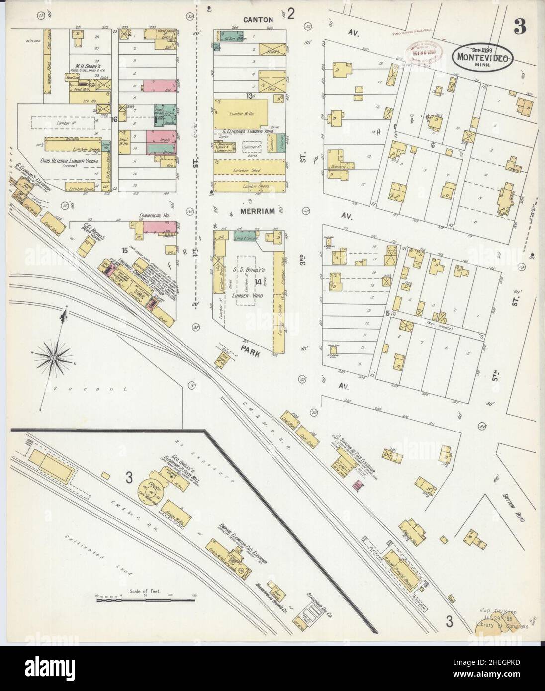 Montevideo minnesota map hires stock photography and images Alamy